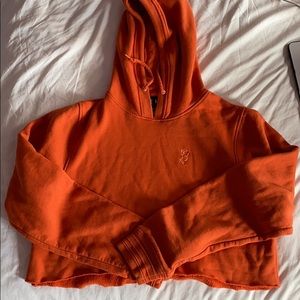 Cropped Orange Empyre Hoodie